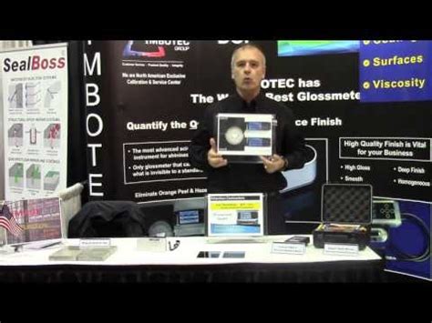 The Imbotec Group showcases meters used to measure finish 